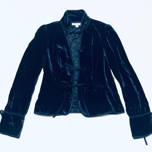 Banana Republic Jackets & Blazers - Banana Republic Velvet Tie Front Blazer - Womens 6